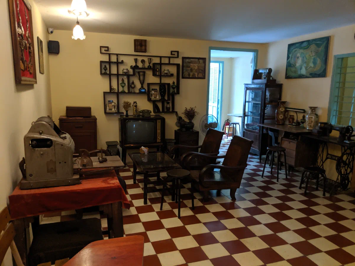 Second floor of Ca Phe (Cafe) Do Phu